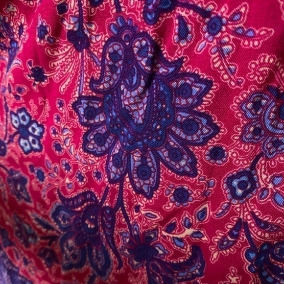 LF paisley floral cut out shift dress size M NWT - Picture 7 of 15